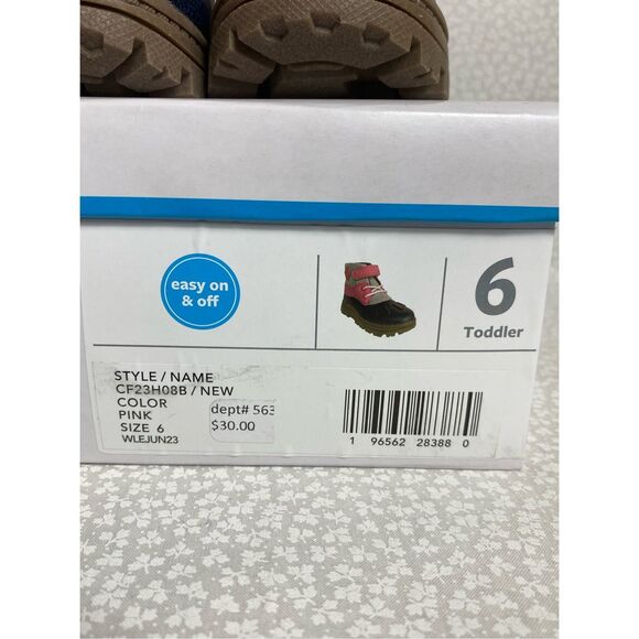 CARTER’S Toddler Girls SIZE 6Toddler Girls New 3-G Boot - Picture 11 of 11